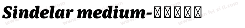 Sindelar medium字体转换
